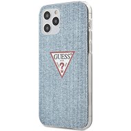 Guess PC/TPU Denim for Apple iPhone 12/12 Pro, Light Blue - Phone Cover