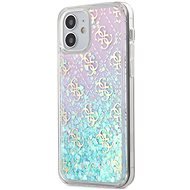 Guess 4G Liquid Glitter für Apple iPhone 12 Mini Iridescent - Handyhülle