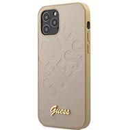 Guess Iridescent Love for Apple iPhone 12 Pro Max, Gold - Phone Cover