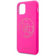Guess 4G Tone on Tone for iPhone 11 Pro Max Fuschia (EU Blister) - Phone Cover