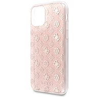 Guess 4G Peony Glitter for iPhone 11 Pro Max, Pink (EU Blister) - Phone Cover