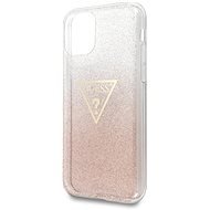 Guess Solid Glitter for iPhone 11 Pro, Pink (EU Blister) - Phone Cover