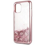 Guess 4G Peony Glitter pre iPhone 11 Pro Max Rose (EU Blister) - Kryt na mobil