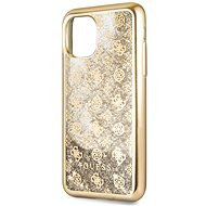 Guess 4G Peony Glitter for iPhone 11 Pro Max, Gold (EU Blister) - Phone Cover