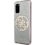 Guess 4G Glitter Circle Cover for Samsung Galaxy S20, Grey - Phone Cover