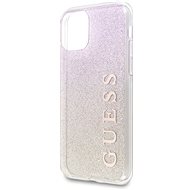 Guess Glitter Gradient Back Cover for iPhone 11 Pro Max, Pink - Phone Cover