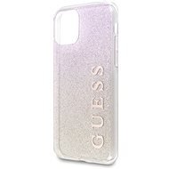 Guess Glitter Gradient hátlap tok iPhone 11 készülékhez - rózsaszín - Telefon tok