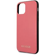 Guess PU Leather Back Cover for iPhone 11 Pro, Pink - Phone Cover