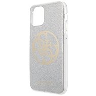 Guess 4G Glitter Circle Back Cover for iPhone 11 Pro Light Gray - Phone Cover
