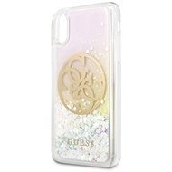 Guess, Glitter Circle Back Cover für iPhone X / XS - Handyhülle