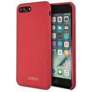 Guess Silicone Logo TPU tok iPhone 7/8 Plus készülékhez, piros - Telefon tok