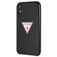 Guess PU Leather Case Triangle Black für iPhone XR - Handyhülle