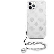 Guess PC Chain Peony für Apple iPhone 12/12 Pro Silber - Handyhülle