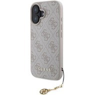 Guess 4G Charm Back Cover for iPhone 16 Tone on Tone Pink - Phone Cover