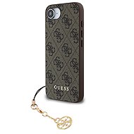 Guess 4G Charm Back Cover for iPhone 16e/17e Tone on Tone Brown - Phone Cover