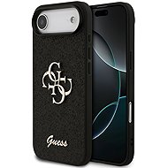 Guess PU Fixed Glitter 4G Metal Logo Back Cover for iPhone Air Black - Phone Cover