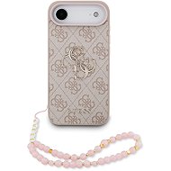Guess PU 4G Metal Logo Strap Back Cover for iPhone Air Pink - Phone Cover