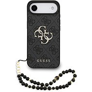 Guess PU 4G Metal Logo Strap Back Cover for iPhone Air Black - Phone Cover