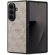 Guess PU Leather 4G coloured Ring Magnetic Back Cover for Samsung Galaxy Z Fold 7 Pink - Phone Cover