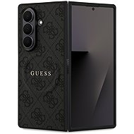 Guess PU Leather 4G coloured Ring Magnetic Back Cover for Samsung Galaxy Z Fold 7 Black - Phone Cover