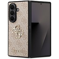 Guess PU 4G Metal Logo Back Cover for Samsung Galaxy Z Fold 7 Pink - Phone Cover