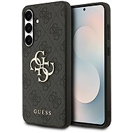 Guess PU 4G Metal Logo Back Cover for Samsung Galaxy S25 FE Grey - Phone Cover