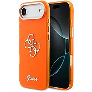Guess IML 4G Script Metal Logo Back Cover for iPhone Air Orange - Phone Cover