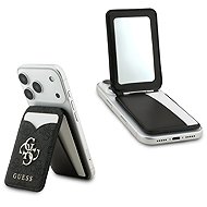 Guess PU 4G Mirror MagSafe Cardslot Wallet with Stand Black -  MagSafe Wallet