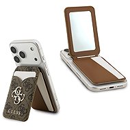Guess PU 4G Mirror MagSafe Cardslot Wallet with Stand Brown -  MagSafe Wallet