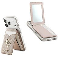 Guess PU 4G Mirror MagSafe Cardslot Wallet with Stand Pink -  MagSafe Wallet