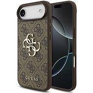 Guess PU 4G Metal Logo Back Cover for iPhone Air Brown - Phone Cover