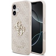 Guess PU 4G Metal Logo Back Cover for iPhone 17 Pink - Phone Cover