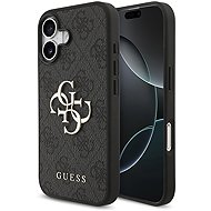 Guess PU 4G Metal Logo Back Cover for iPhone 17 Grey - Phone Cover