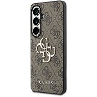 Guess PU 4G Metal Logo Back Cover for Samsung Galaxy S26 Brown - Phone Cover