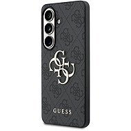 Guess PU 4G Metal Logo Back Cover for Samsung Galaxy S26 Grey - Phone Cover