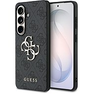 Guess PU 4G Metal Logo Back Cover for Samsung Galaxy S26+ Grey - Phone Cover