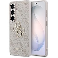 Guess PU 4G Metal Logo Back Cover for Samsung Galaxy S26+ Pink - Phone Cover