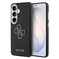 Guess PU 4G Resin Metal Logo Back Cover for Samsung Galaxy S26+ Black - Phone Cover