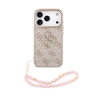 Guess PU 4G Metal Logo Strap pro iPhone 18 Pro Pink - Protective Case