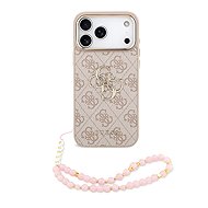Guess PU 4G Metal Logo Strap pro iPhone 18 Pro Max Pink - Protective Case