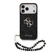 Guess PU 4G Metal Logo Strap pro iPhone 18 Pro Max Black - Protective Case