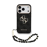 Guess PU 4G Metal Logo Strap pro iPhone 18 Pro Black - Protective Case