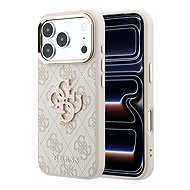 Guess PU 4G Resin Metal Logo pro iPhone 18 Pro Pink - Protective Case