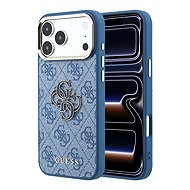 Guess PU 4G Resin Metal Logo pro iPhone 18 Pro Max Blue - Protective Case