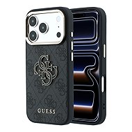 Guess PU 4G Resin Metal Logo pro iPhone 18 Pro Black - Protective Case