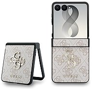Guess PU 4G Metal Logo for Samsung Galaxy Z Flip 8, Pink - Protective Case