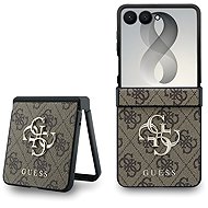 Guess PU 4G Metal Logo for Samsung Galaxy Z Flip 8 Brown - Protective Case