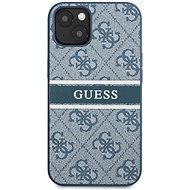 Guess PU 4G Printed Stripe Back Cover for Apple iPhone 13 mini, Blue - Phone Cover