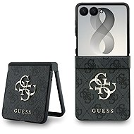 Guess PU 4G Metal Logo für Samsung Galaxy Z Flip 8 Grey - Schutzabdeckung