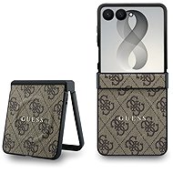 Guess PU Leather 4G Magnetic für Samsung Galaxy Z Flip 8 Brown - Schutzabdeckung